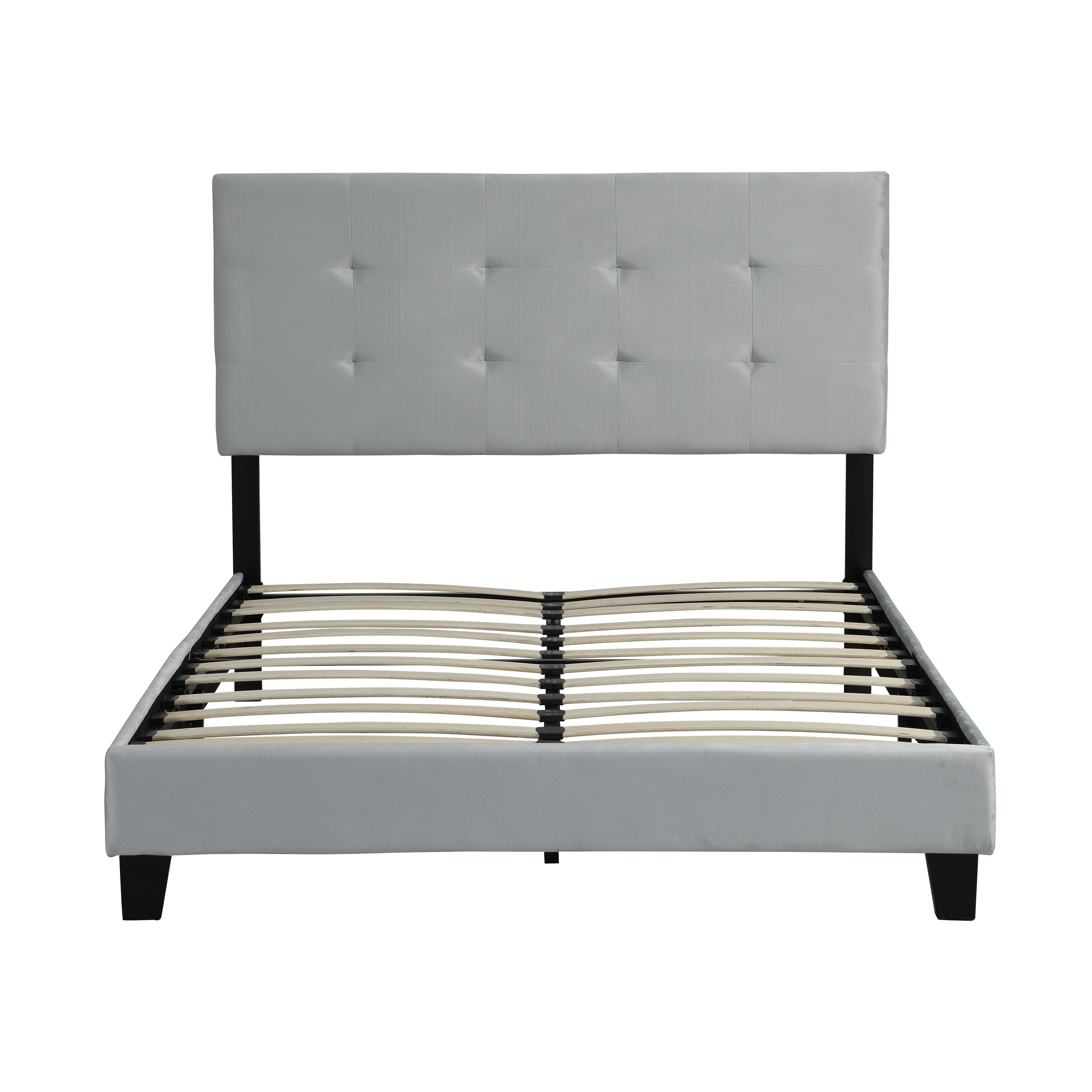 Queen Size Upholstered Platform Bed Frame