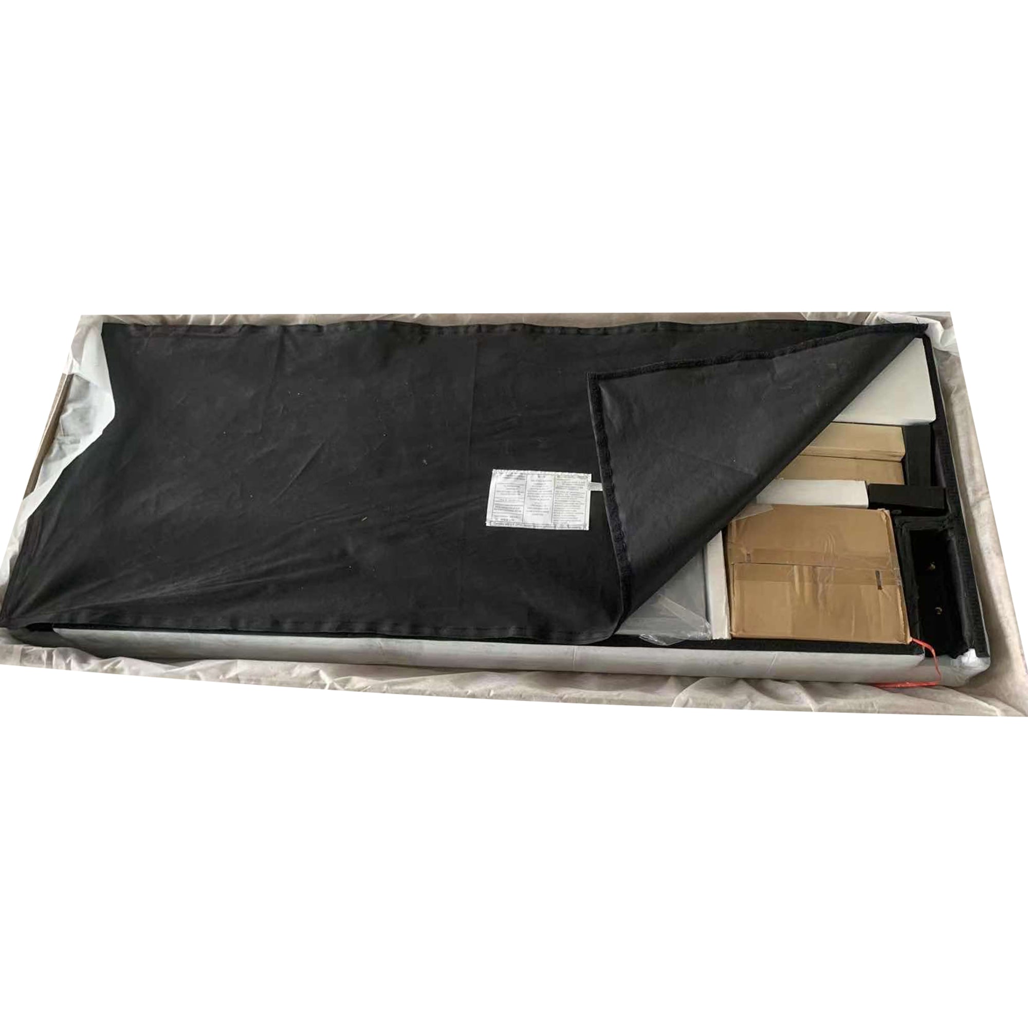 Queen Size Upholstered Platform Bed Frame