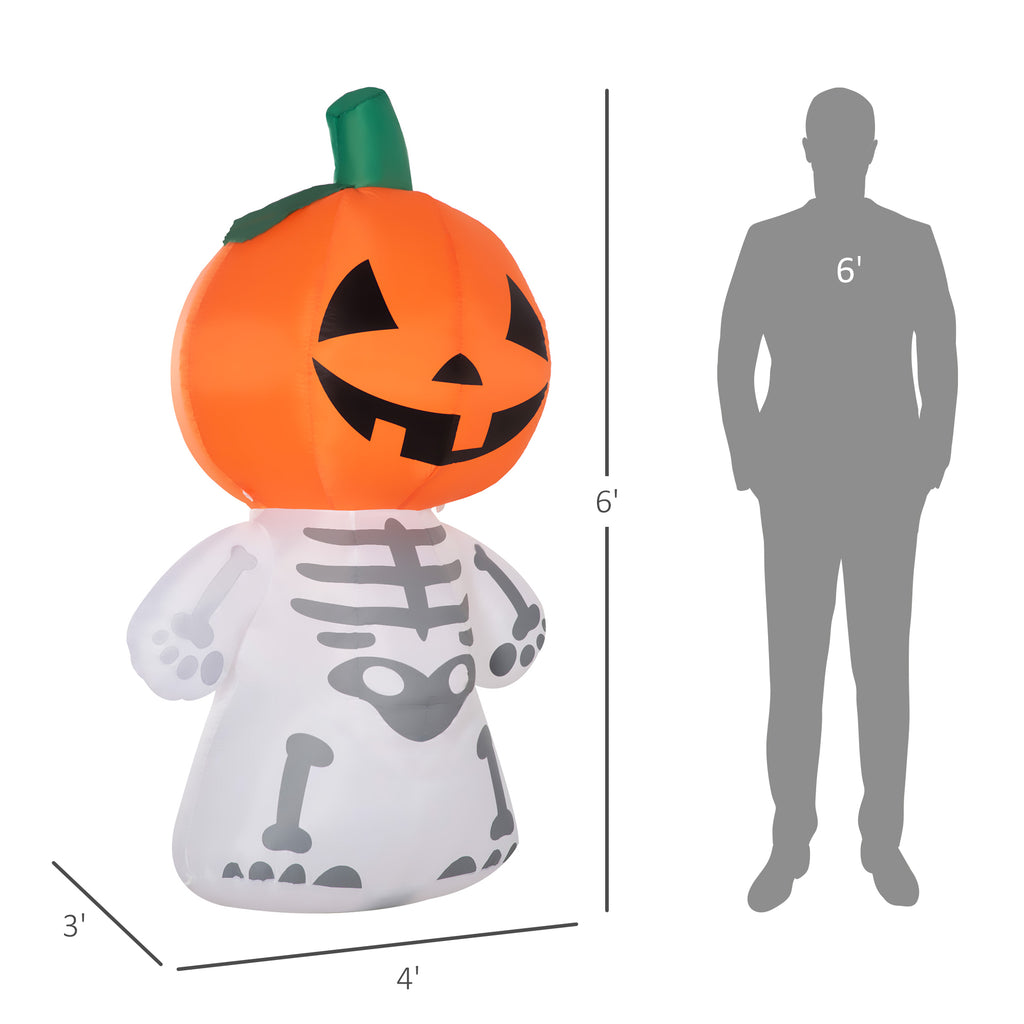 6ft Halloween Inflatable Outdoor Decoration