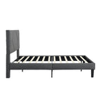Queen Size Upholstered Platform Bed Frame with Headboard
