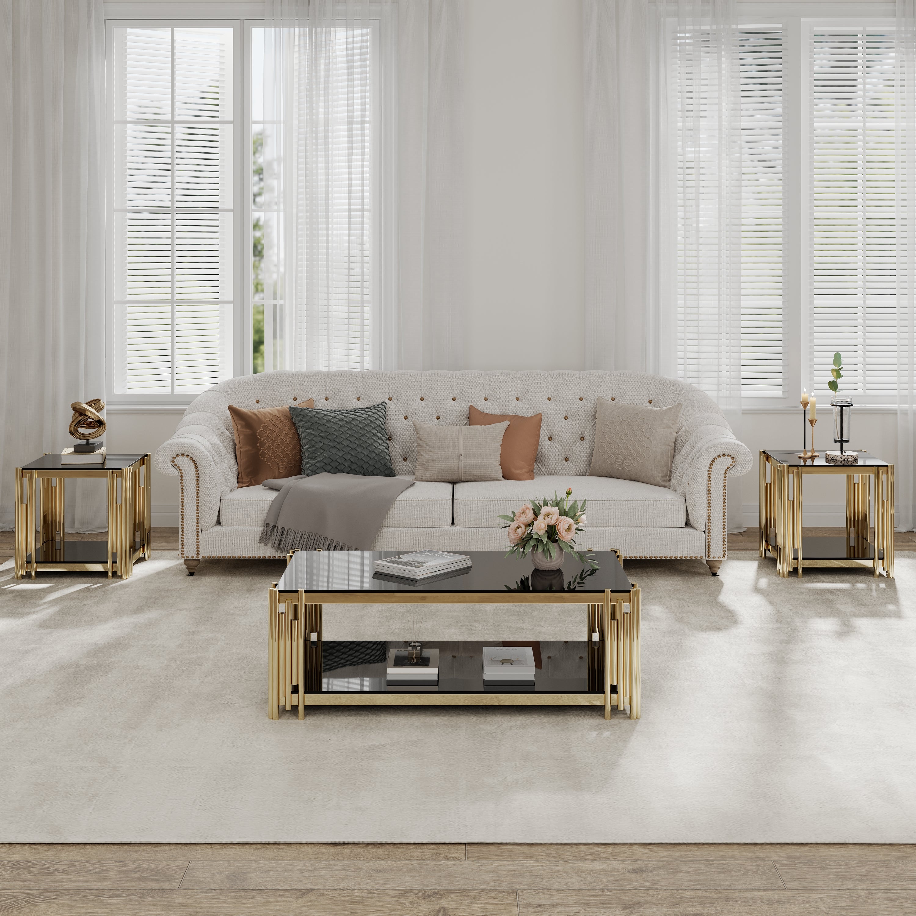 Woker Furniture 20" Wide Square End Table