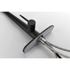 Single Handle Stainless Steel Kitchen Sink Faucet with Pull Down Sprayer