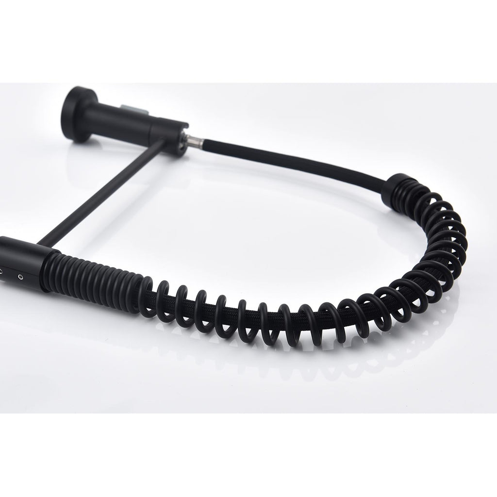 Pull Down Single Handle Spring Kitchen Faucet