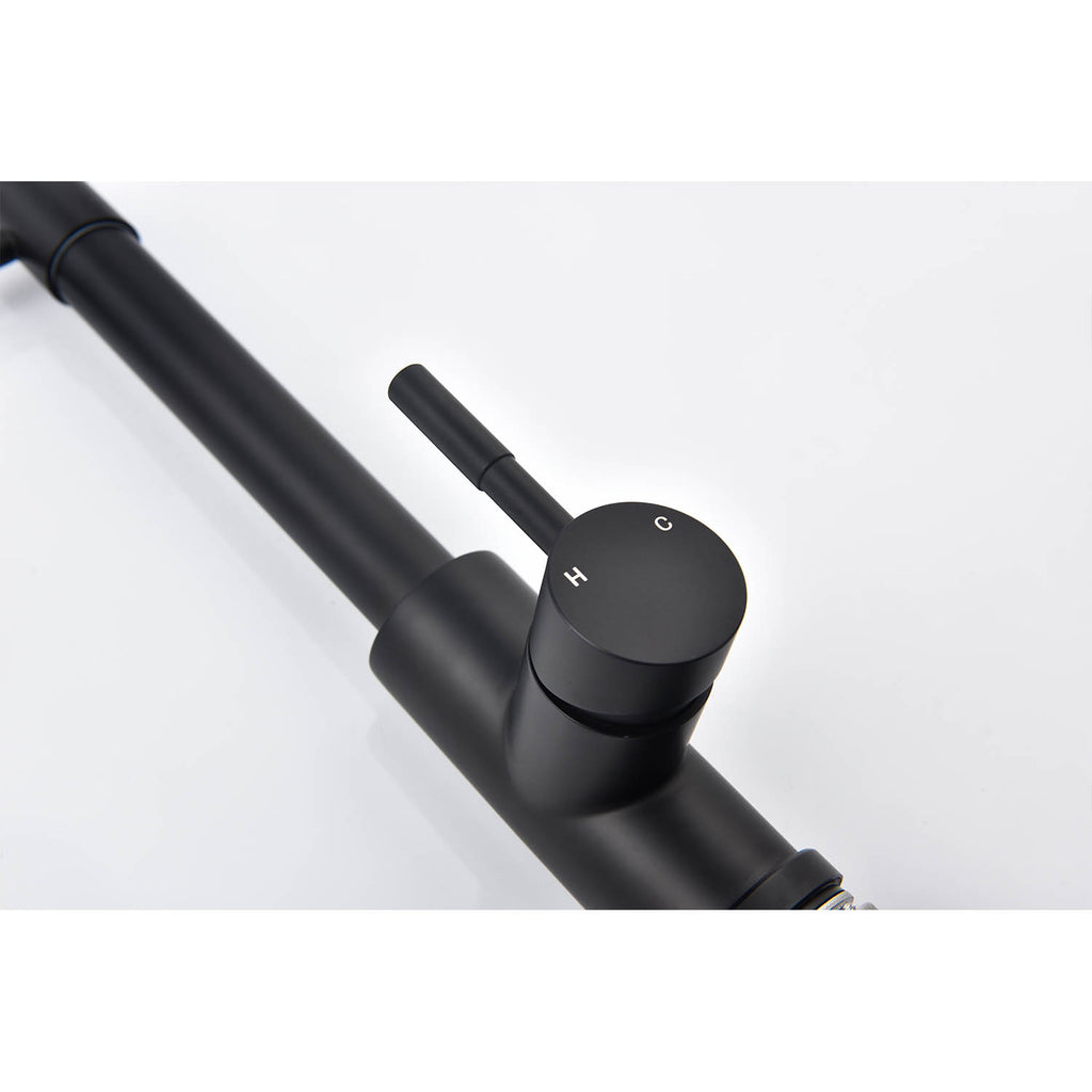 Pull Down Single Handle Spring Kitchen Faucet