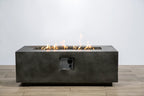 Concrete Propane Outdoor Fire Pit Table (Charcoal)