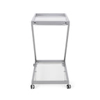 Modern Iron Base & Tempered Glass Bar Cart
