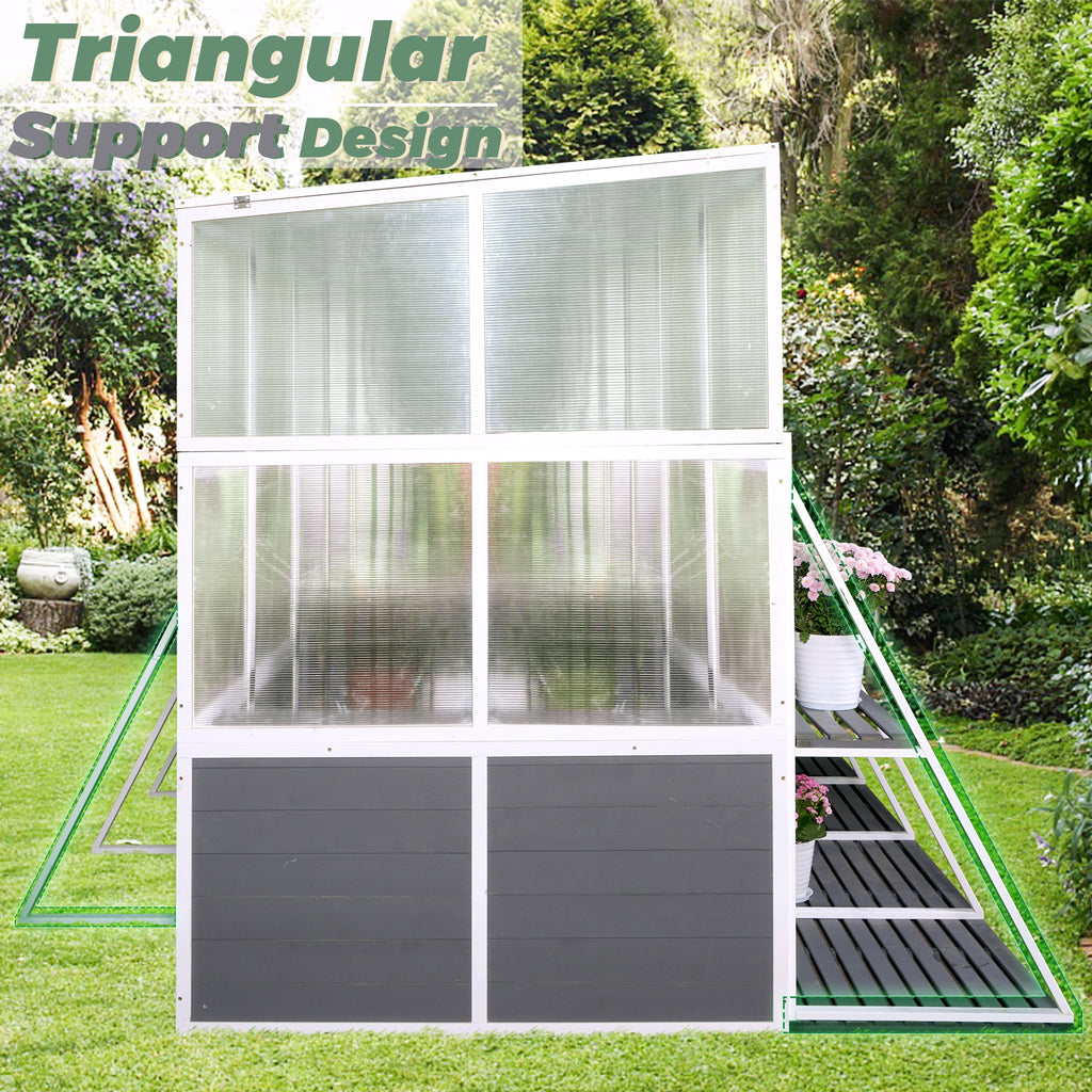 Wooden Lean To Greenhouses for Outdoors