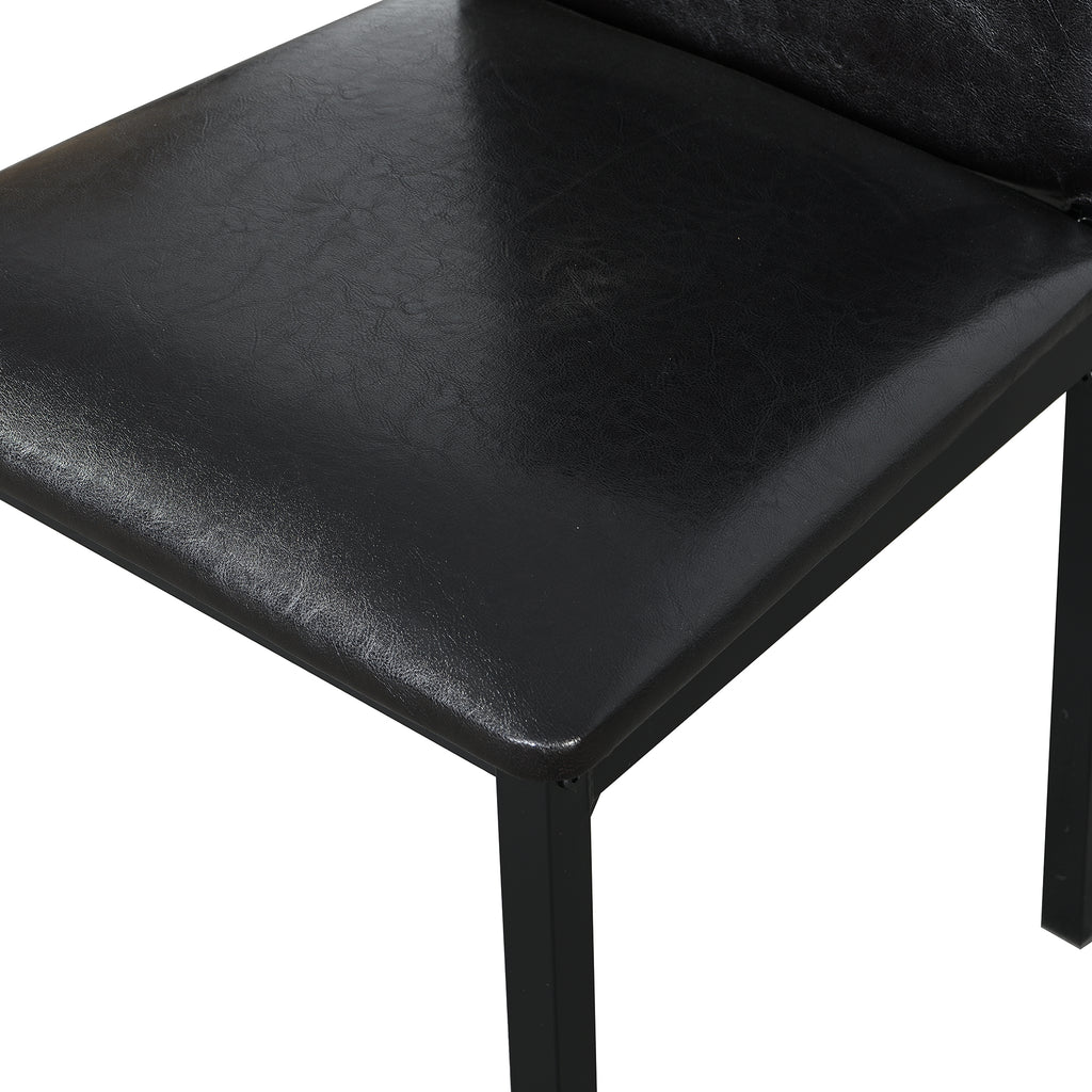 4-Piece Metal Frame Dining Seats