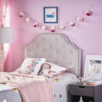 Tufted Upholstered Headboard Twin Size
