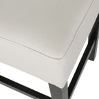 Set of 2, 26.75" Backless Fabric Counter Height Barstool