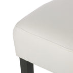 Set of 2, 26.75" Backless Fabric Counter Height Barstool