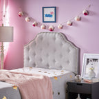 Tufted Upholstered Headboard Twin Size