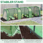 10' x 3' Mini Greenhouse, Portable Tunnel