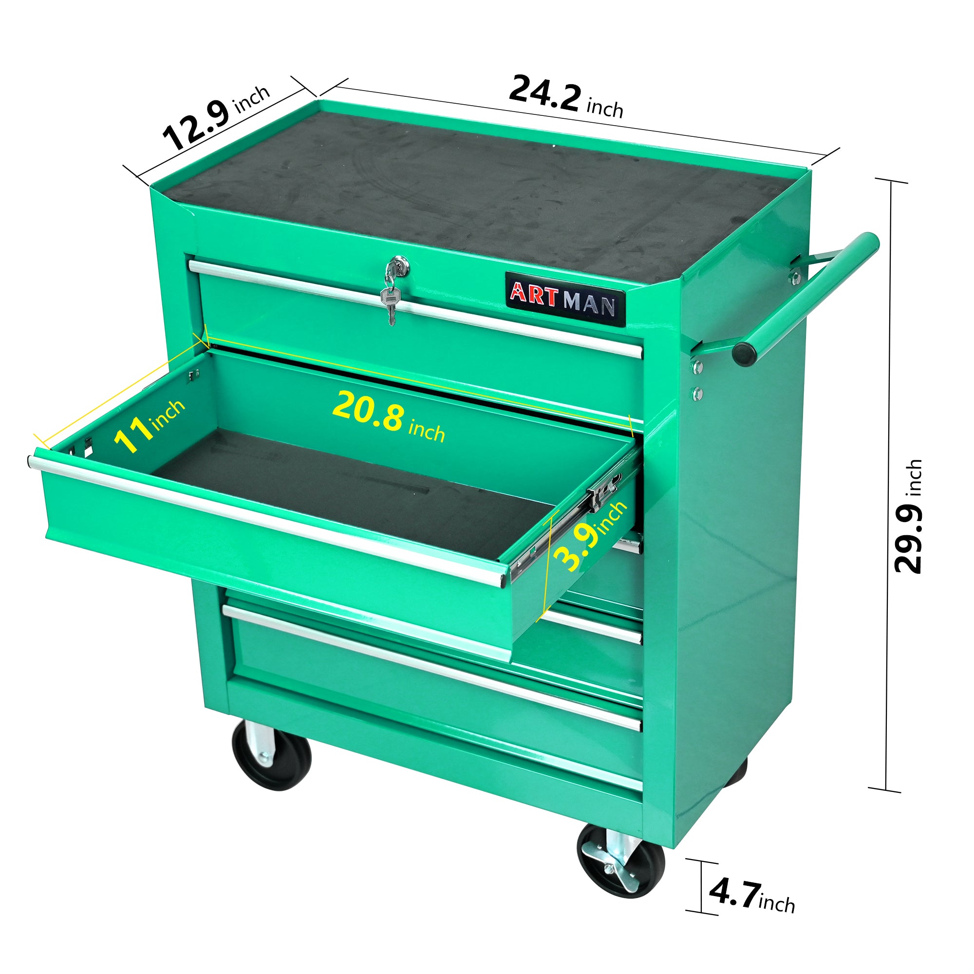 5 Drawer Tool Chest, Tool Storage Cabinet for Garage Storage