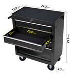 Rolling Tool Chest, 4 Drawer Tool Box with Wheels