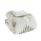 Full/Queen 3 Piece Cotton Blend Chenille Comforter Set