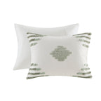 Full/Queen 3 Piece Cotton Blend Chenille Comforter Set