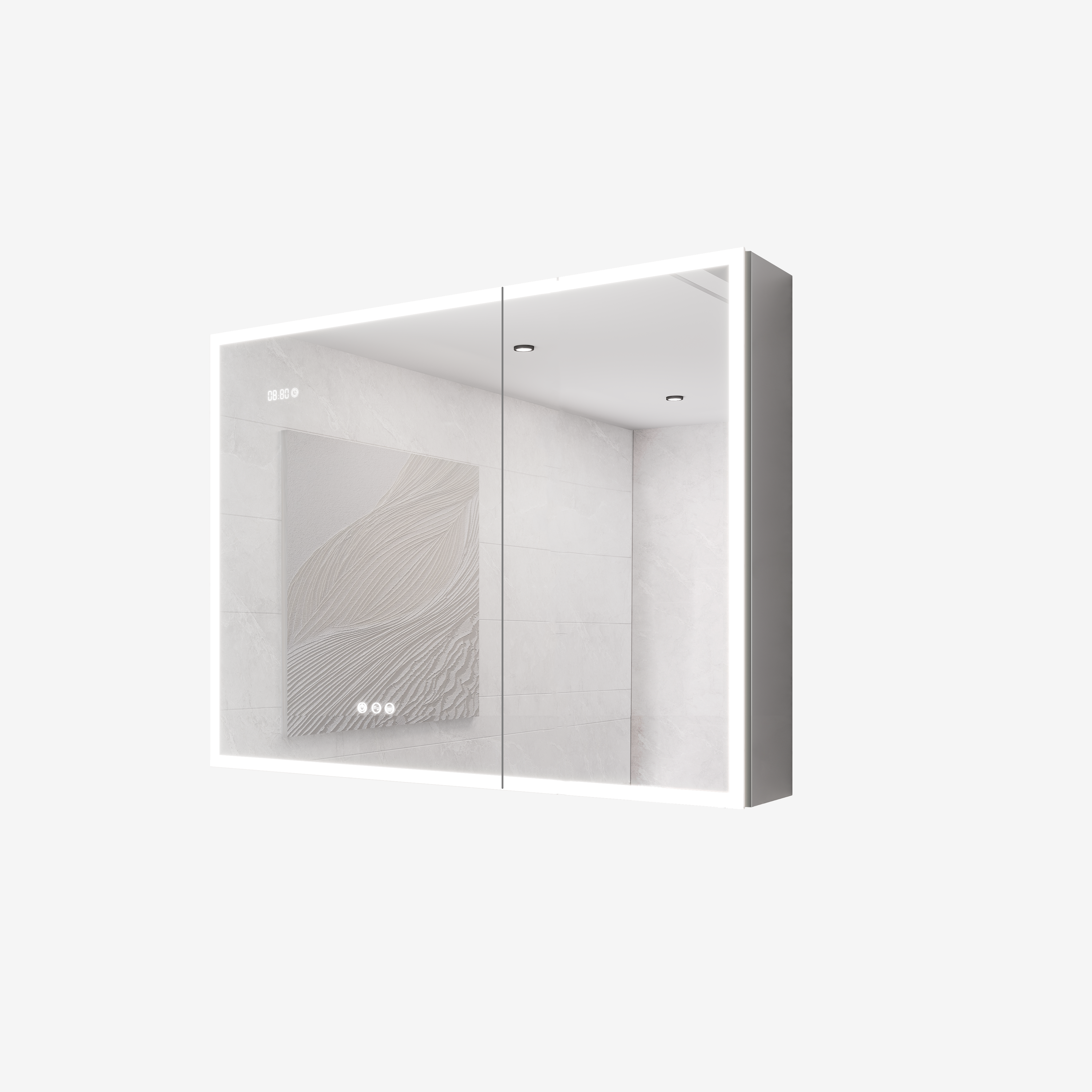 LED Medicine Cabinet with Mirror and Lights