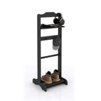 Accent Portable Garment Rack, Clothes Valet Stand with Storage Organizer