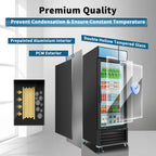 ORIKOOL Glass Door Merchandiser Refrigerator