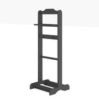 Accent Portable Garment Rack, Clothes Valet Stand with Storage Organizer