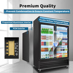 Orikool Glass Door Merchandiser Refrigerator 44.7 Cu.ft