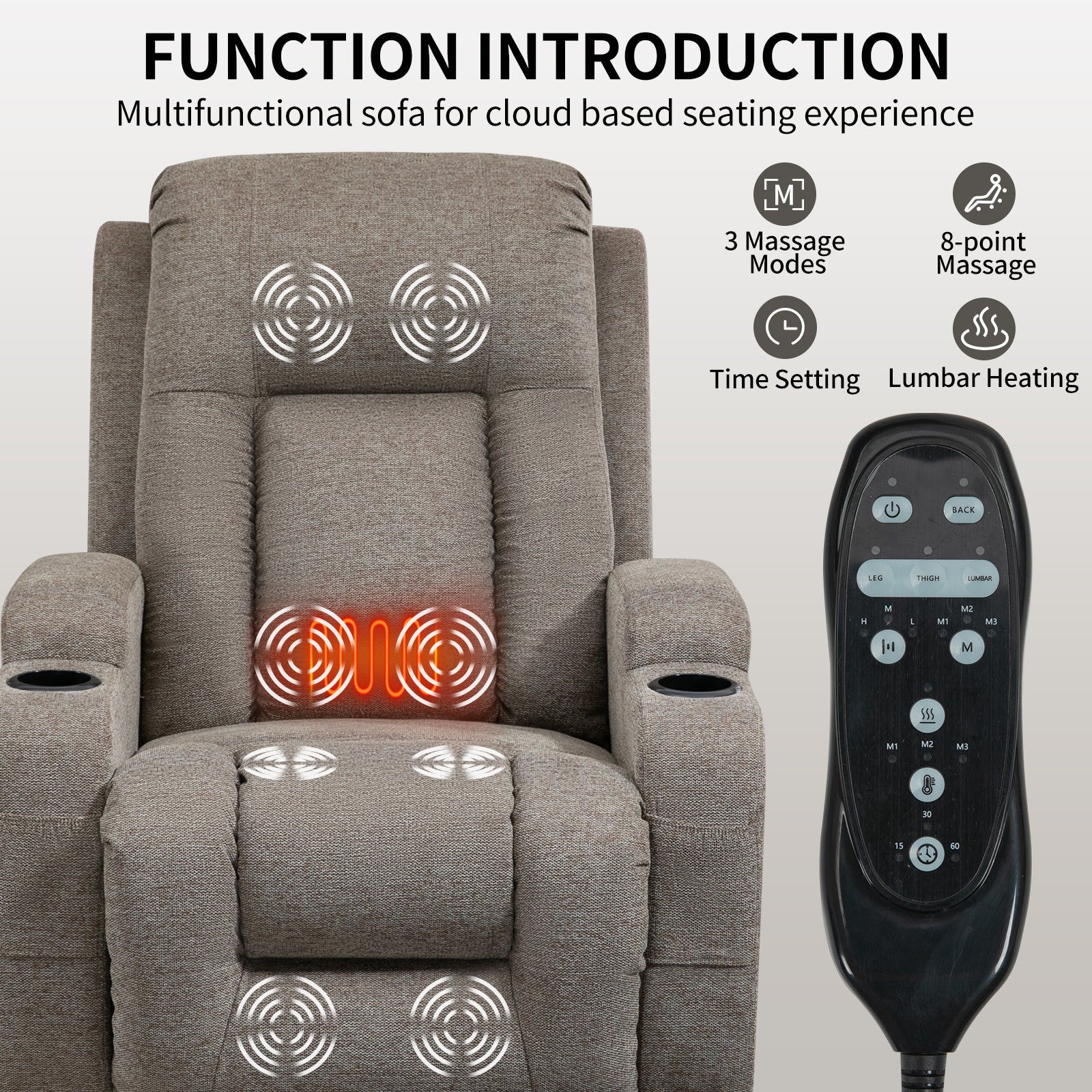 Comfortmax Infinite Position Power Lift Recliner Chair