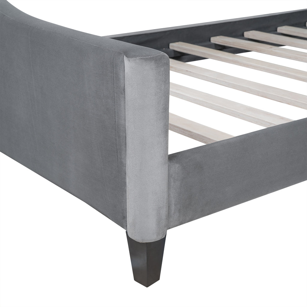 Modern Luxury Tufted Button Daybed - Twin, Gray