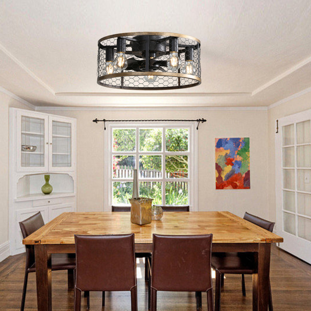 20 Inch Industrial Caged Ceiling Fan