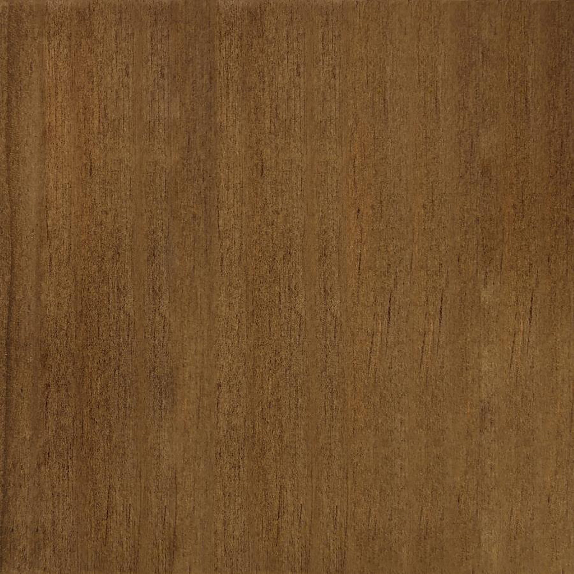 Walnut and Jute Three-Panel Folding Screen