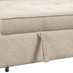 104.5" Modern L-Shape 3 Seat Reversible Sectional Couch