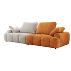 Large Two Seat Modern Upholstered Sofa