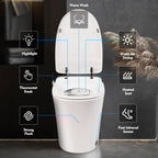 Luxury Smart Toilet with Dryer and Heated Seat