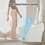 Heated Seat Smart Toilet - One Piece Design with Automatic Flush