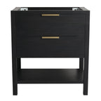 30 Inch Bathroom Vanity - Plywood With 2 Drawers