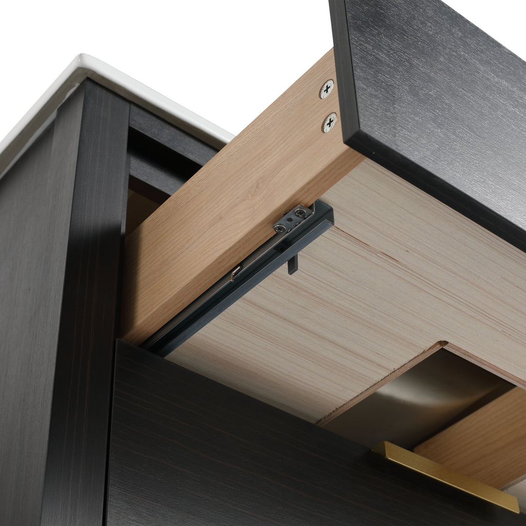 30 Inch Bathroom Vanity - Plywood With 2 Drawers