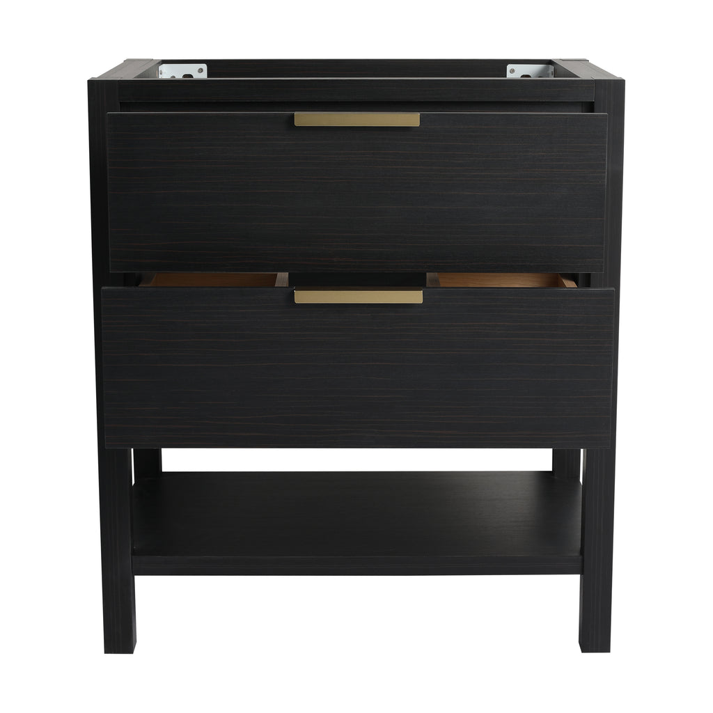 30 Inch Bathroom Vanity - Plywood With 2 Drawers