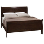 Cappuccino Full Sleigh Bed