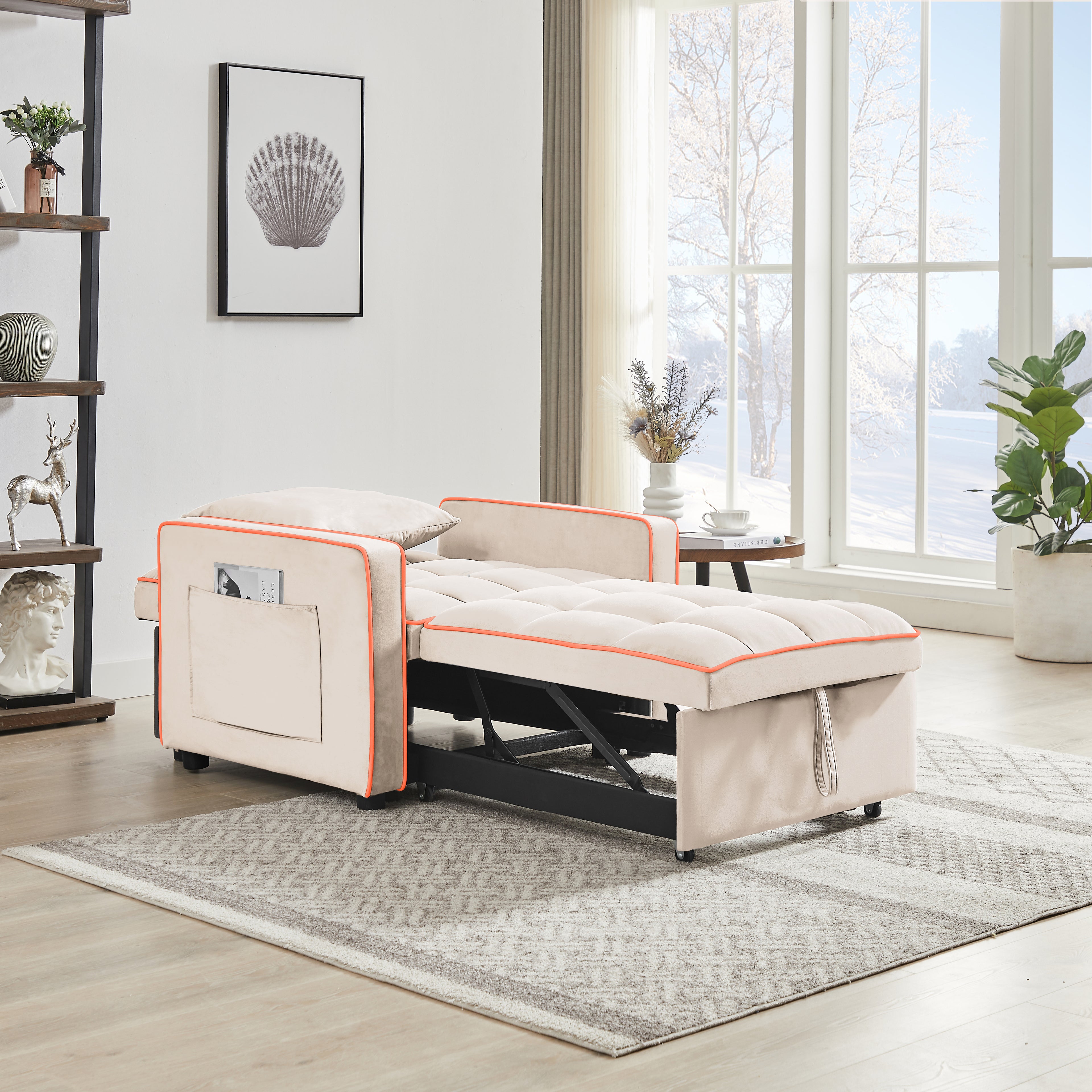 Three-in-One Sofa Bed Chair