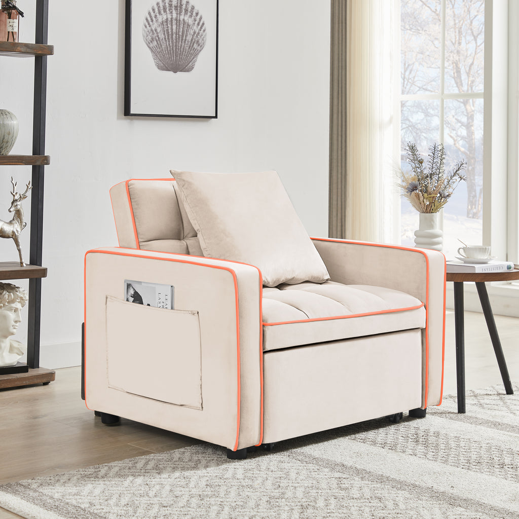 Three-in-One Sofa Bed Chair