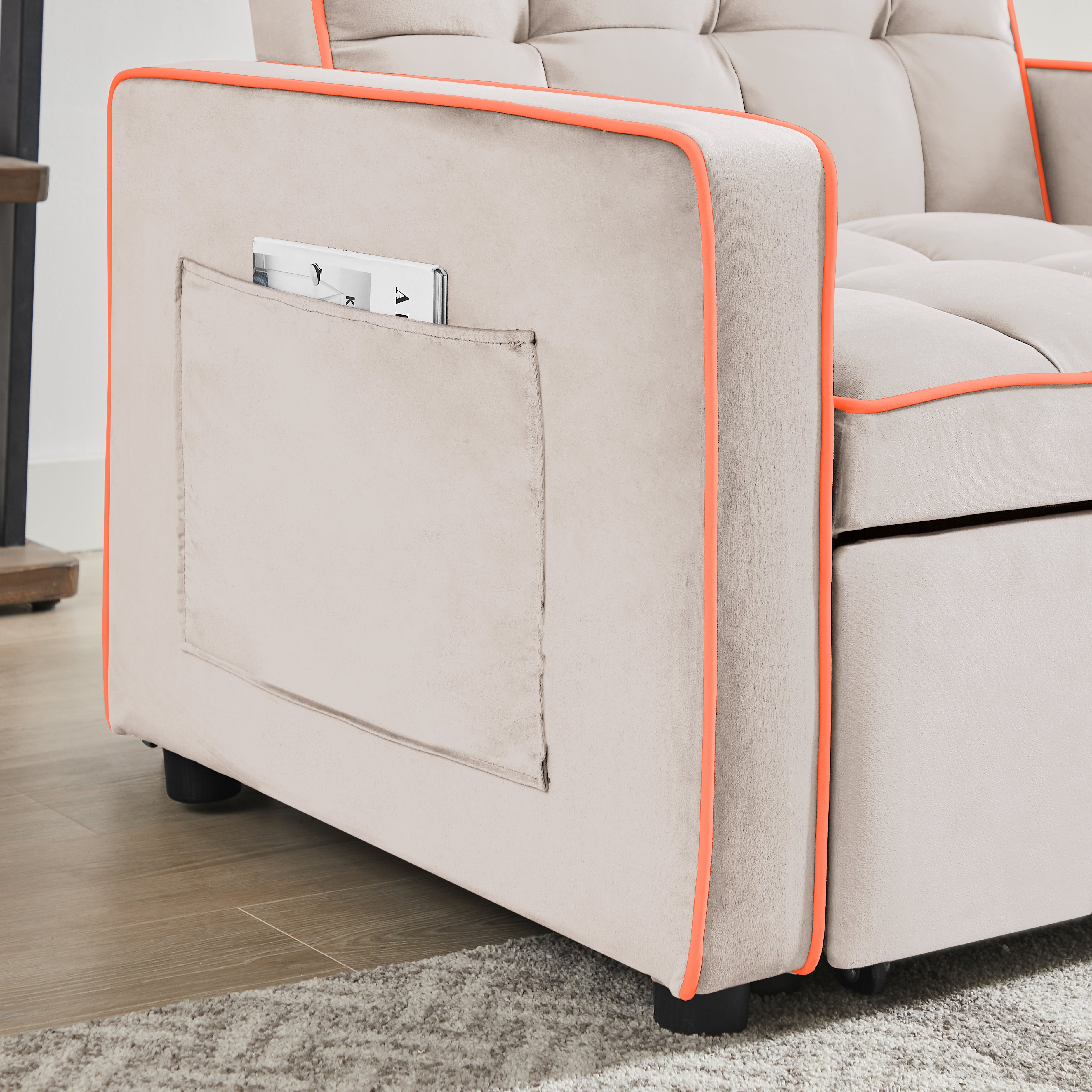 Three-in-One Sofa Bed Chair