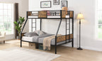 Twin Over Full Metal Bunk Bed