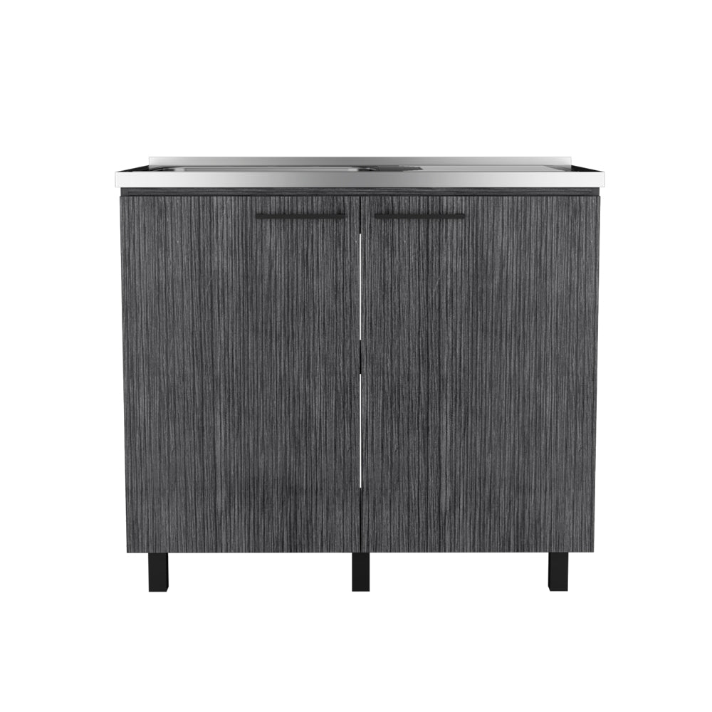 Utility Sink Cabinet Burwood, Kitchen, Smokey