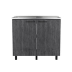 Utility Sink Cabinet Burwood, Kitchen, Smokey