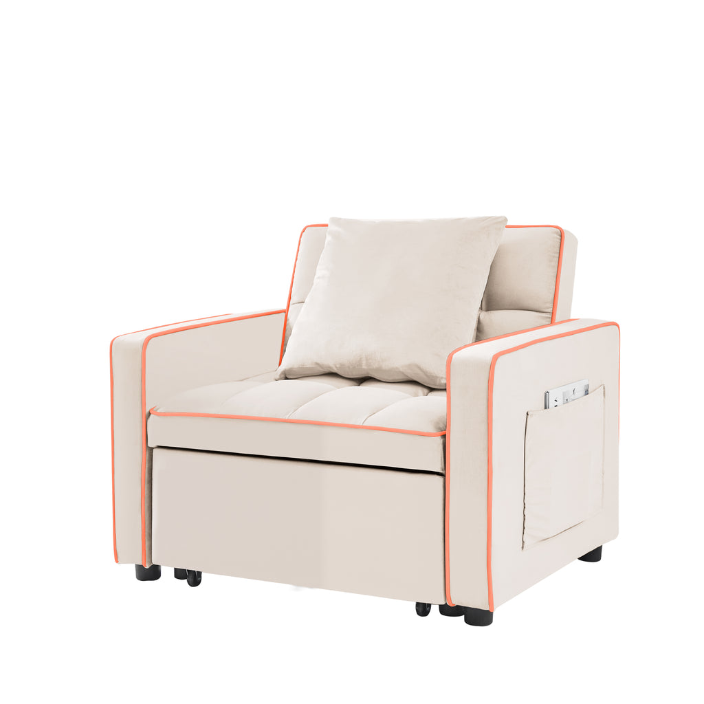 Three-in-One Sofa Bed Chair