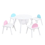 Children's Panel Table with 4 Chairs