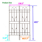 2 Pack Metal Garden Trellis