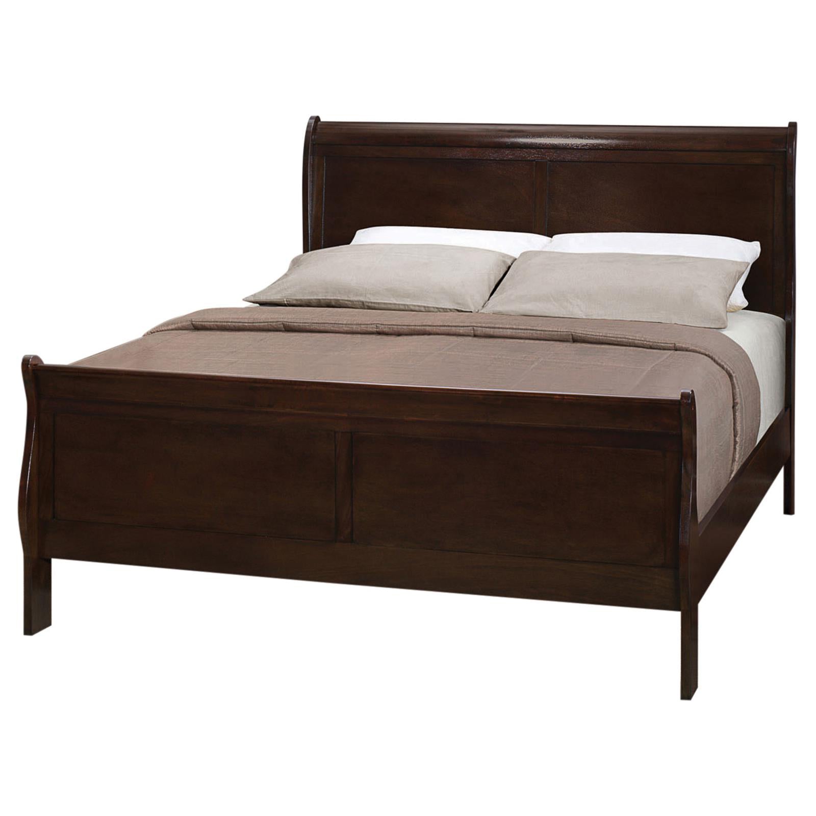 Cappuccino Full Sleigh Bed