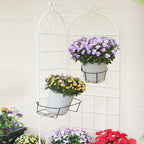 2 Pack Metal Garden Trellis 71" x 19.7"