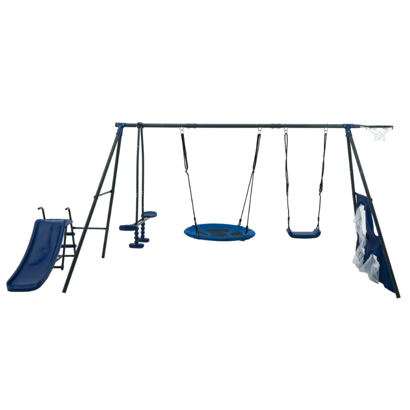Saucer Swingset with Mini Slide